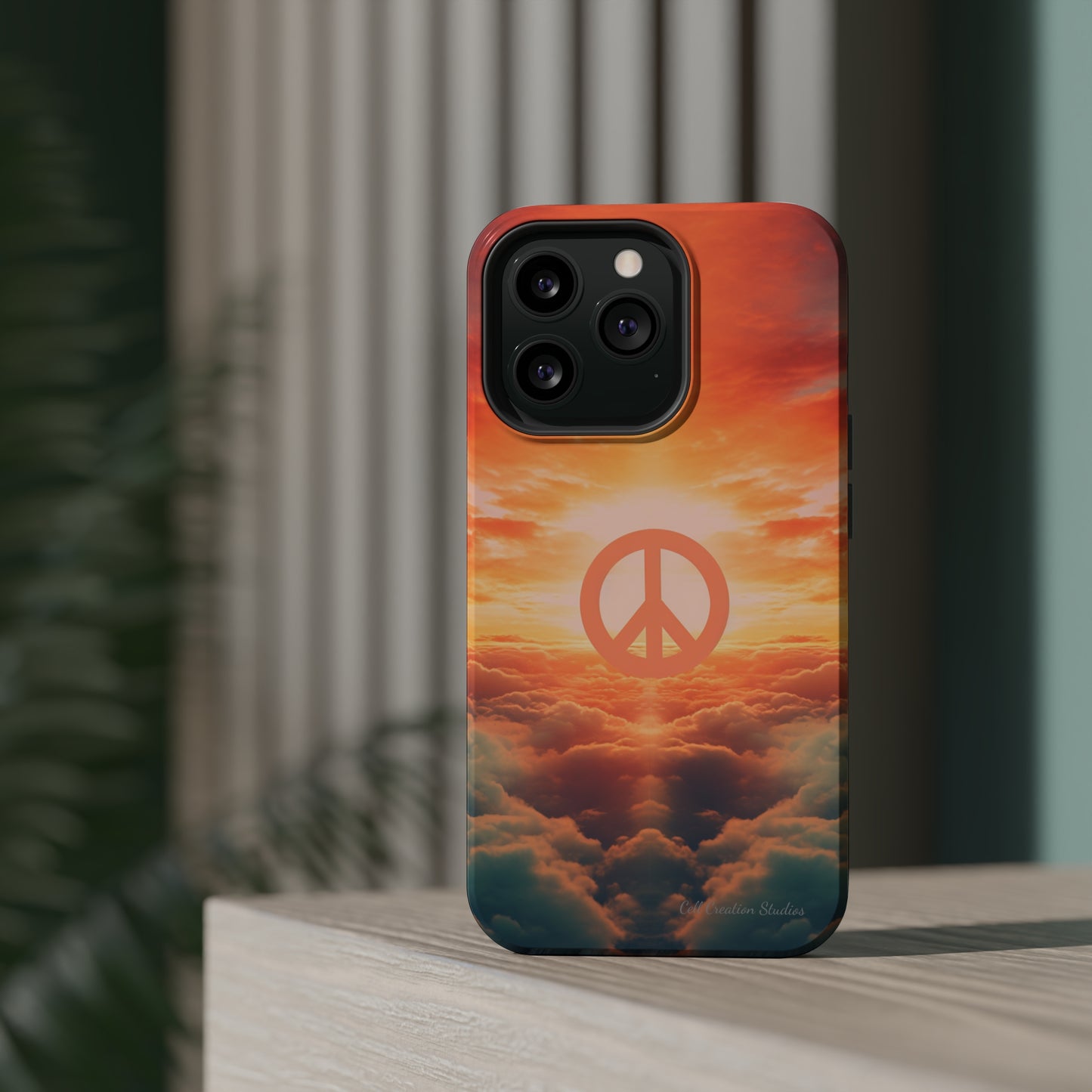 Introducing the "Sky Peace" Cell Phone Case – Carry Tranquility in Your Pocket -MagSafe Tough Cases