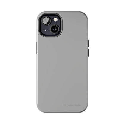 "Sleek Silver Essence" -Tough iPhone Cases