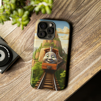 The "Mountain Journey Train" Character Phone Case-Tough Cases