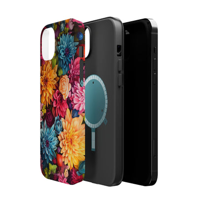 Introducing the "Floral Harmony" Cell Phone Case – Elevate Your Style with Nature's Grace -MagSafe Tough Cases