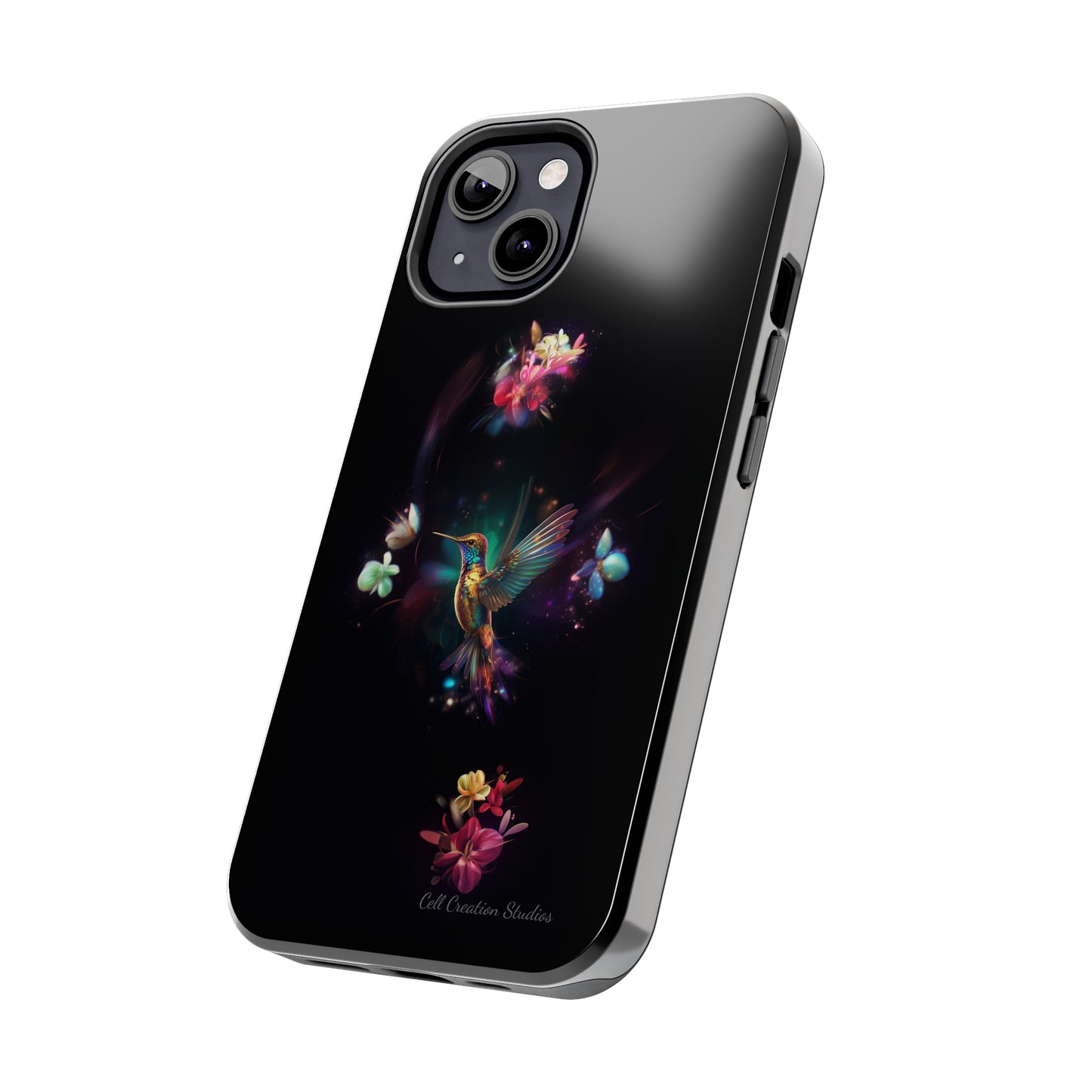 Introducing the "Floral Harmony Hummingbird" Cell Phone Case – Where Elegance Meets Nature -Tough Phone Cases