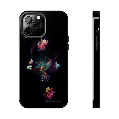 Introducing the "Floral Harmony Hummingbird" Cell Phone Case – Where Elegance Meets Nature -Tough Phone Cases