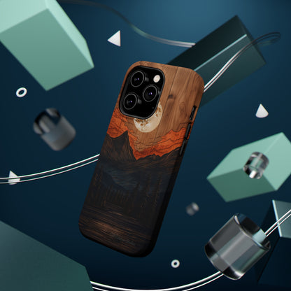 "Elevate Your Style with the Mountain Moonlight Phone Case" -MagSafe Tough Cases