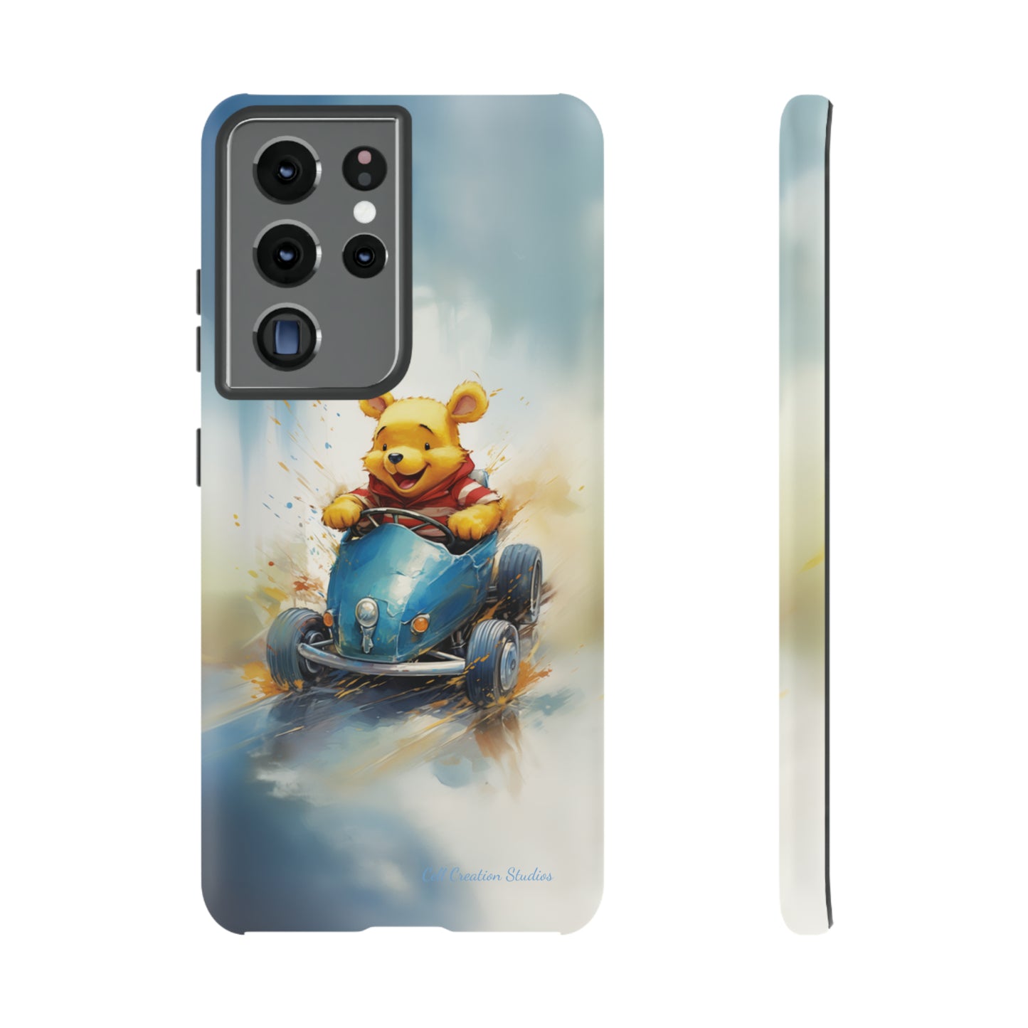 "Winnie-the-Pooh's Race Day" Phone Case -Tough Cases