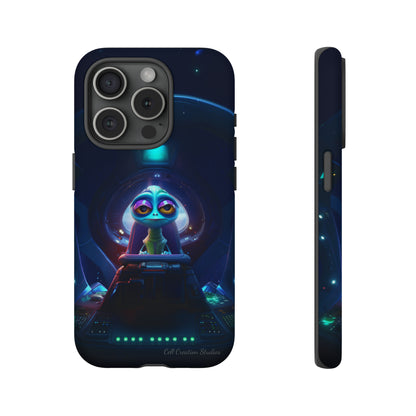 The "Cosmic Cruising Bored Alien" Phone Case -Tough Cases