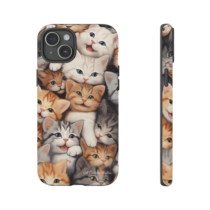 "Kitten Cuddle Haven" Phone Case -Tough Cases