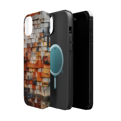 Introducing our "Urban Brickwork" Cell Phone Case – the perfect fusion of style and protection for your device -MagSafe Tough Cases