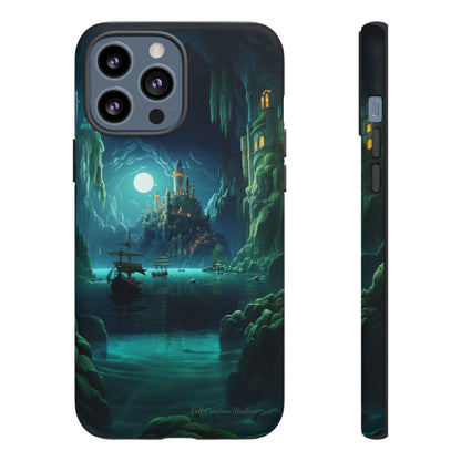 Introducing the "Moonlit Ancient City" Cell Phone Case – Explore Mysteries in the Glow of Moonlight -Tough Cases