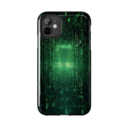 Introducing our "Digital Code Stream" Cell Phone Case – where style meets technology for your device's protection -Tough Phone Cases