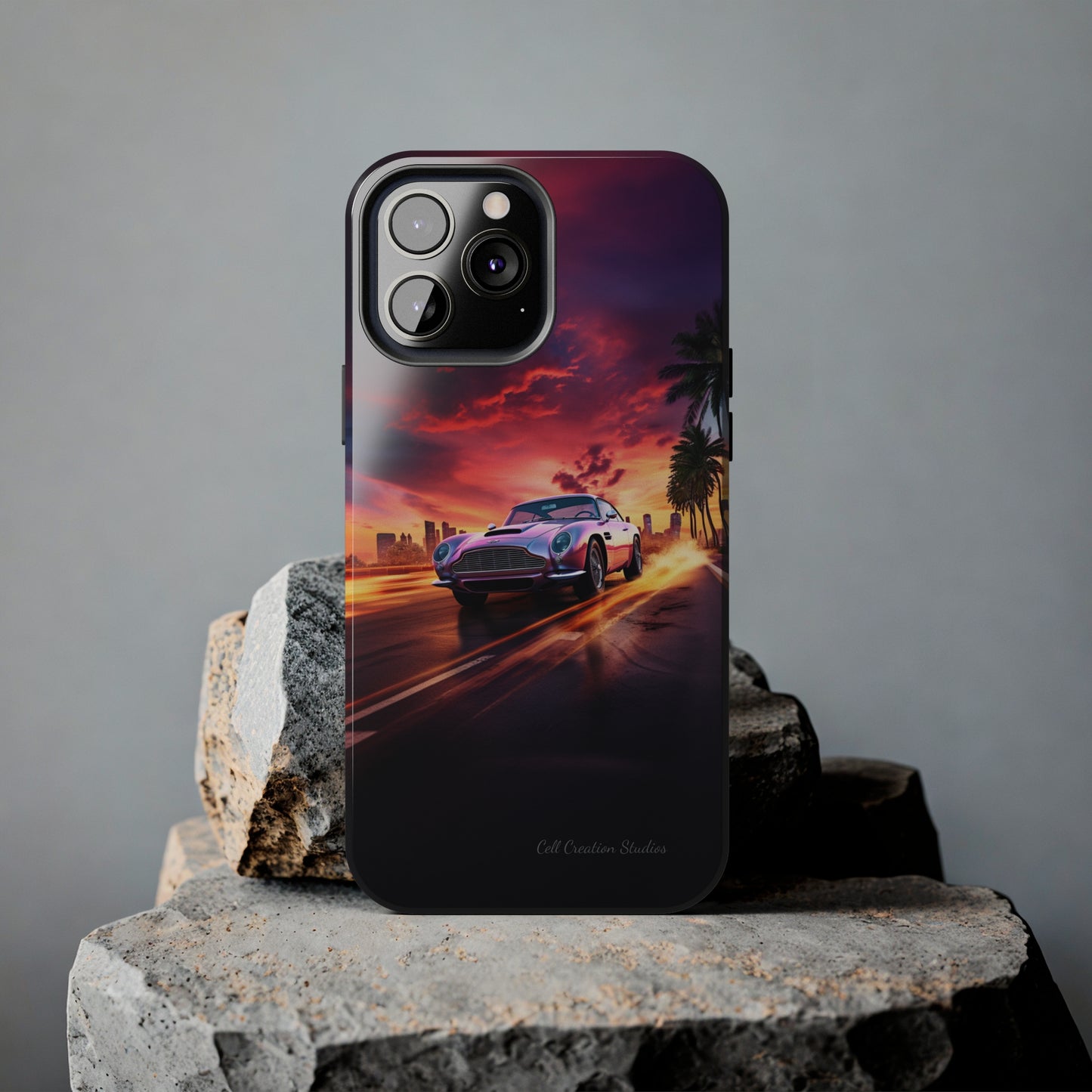 "Silver Aston Martin Racing" -Tough iPhone Cases