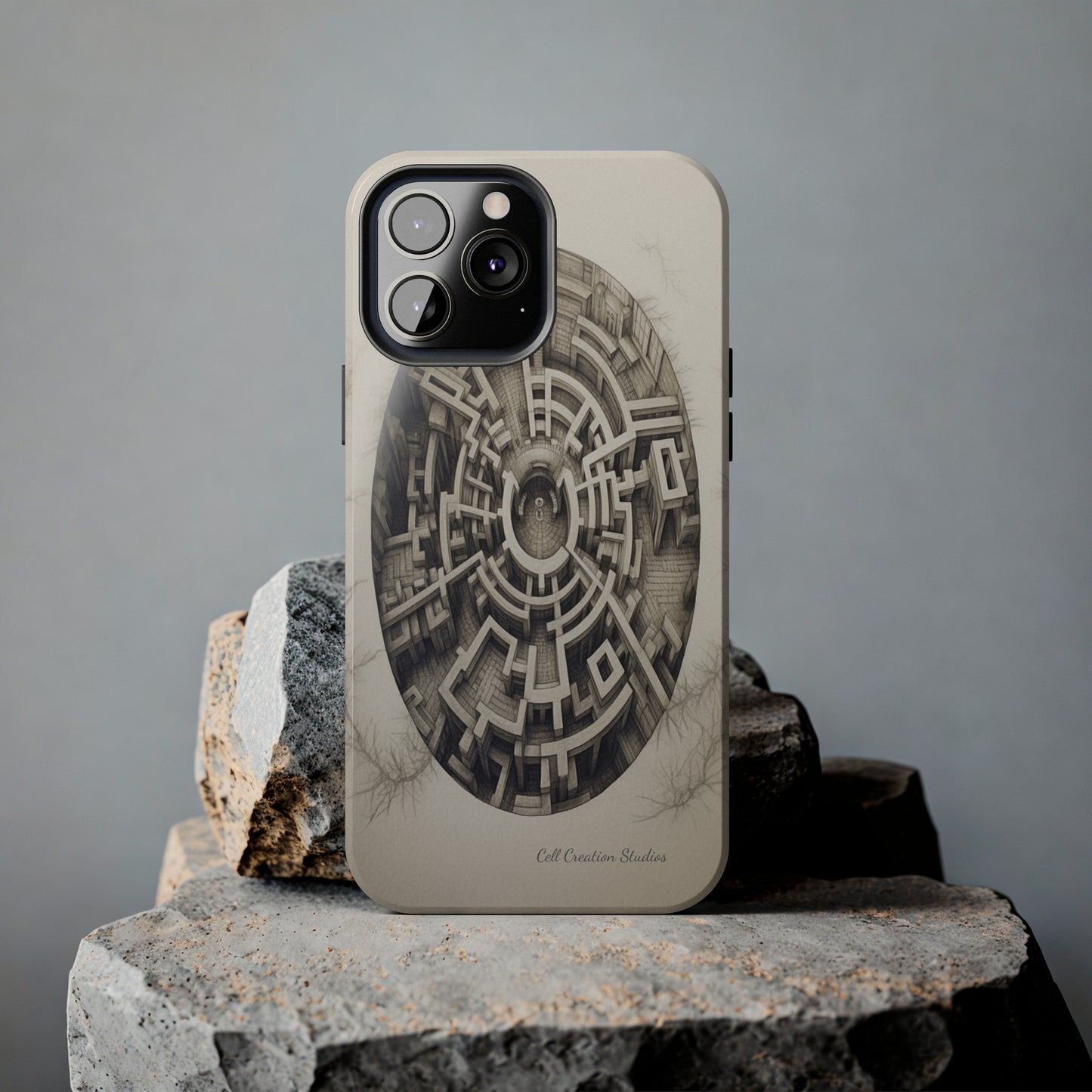 "Discover the Mystery: Maze-Inspired Cell Phone Case" -Tough Phone Cases