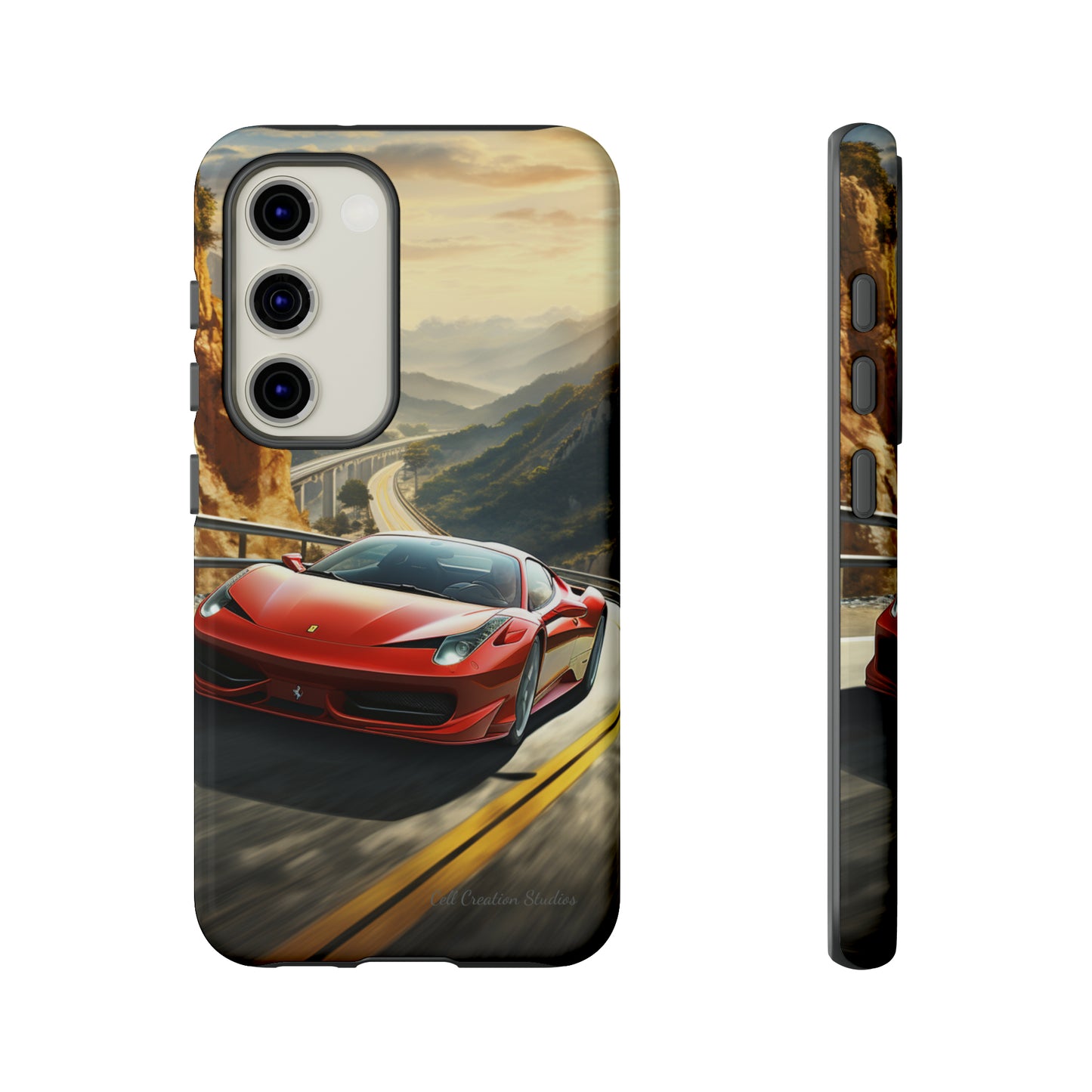 "Mountain Majesty Ferrari Edition" -Tough Samsung Phone Cases