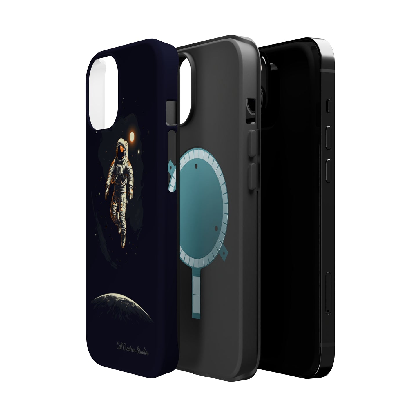 "Cosmic Explorer Astronaut" -MagSafe Tough iPhone Cases