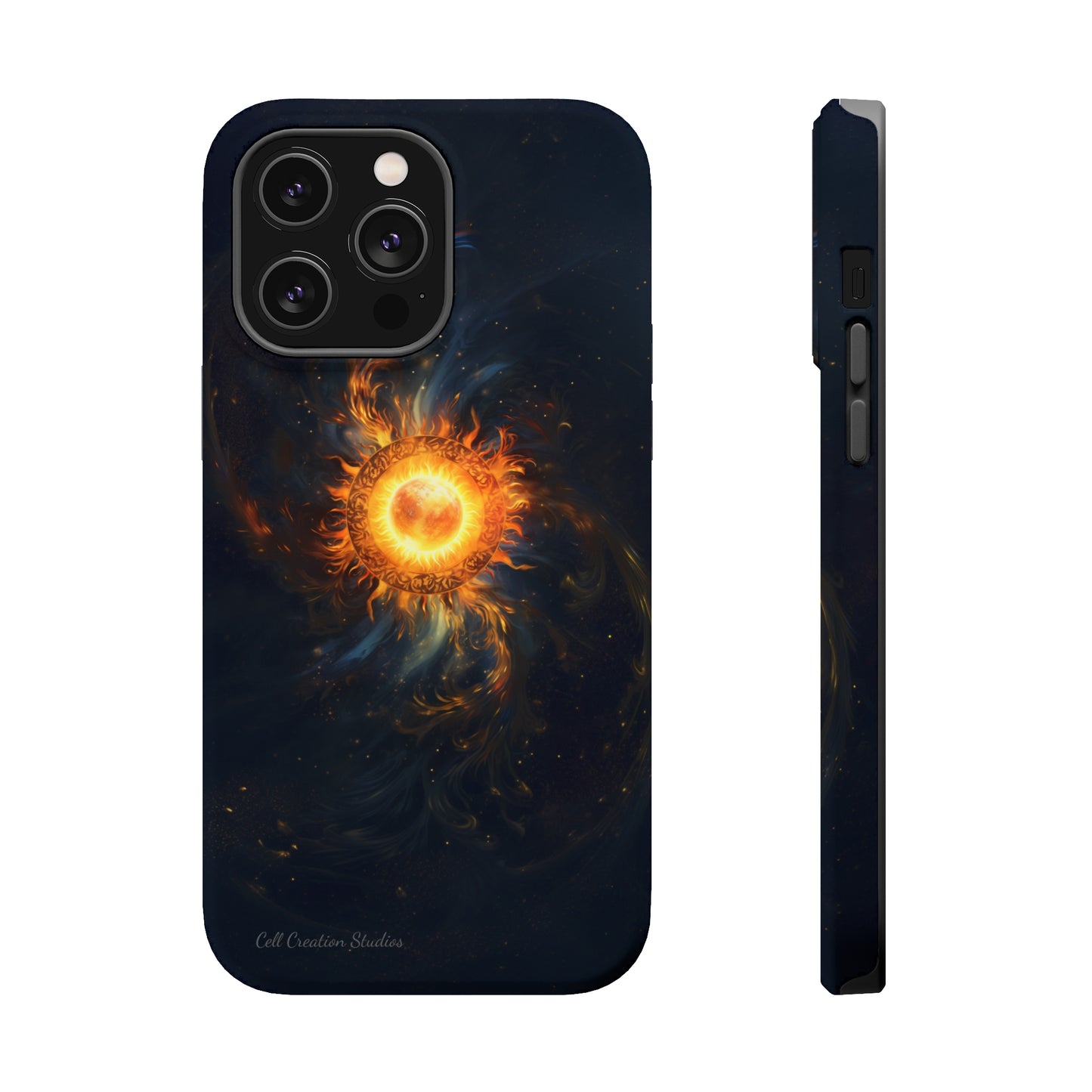 Introducing the "Celestial Sun and Stars" Cell Phone Case – Carry the Cosmos with You -MagSafe Tough Cases