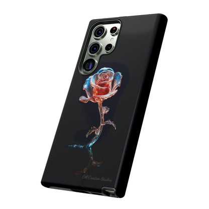 The "Glass Rose Elegance" Phone Case-Tough Cases