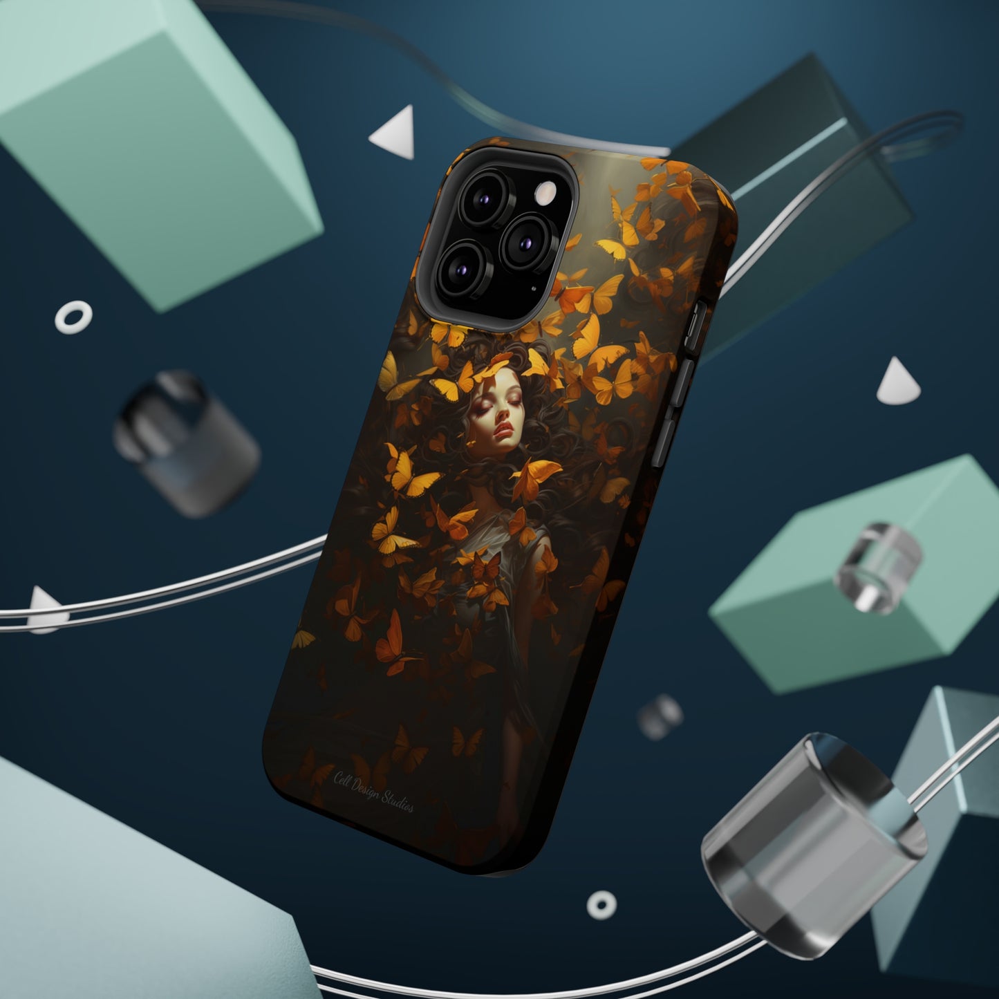 Introducing the "Butterfly Embrace" Cell Phone Case – A Fusion of Beauty and Grace -MagSafe Tough Cases