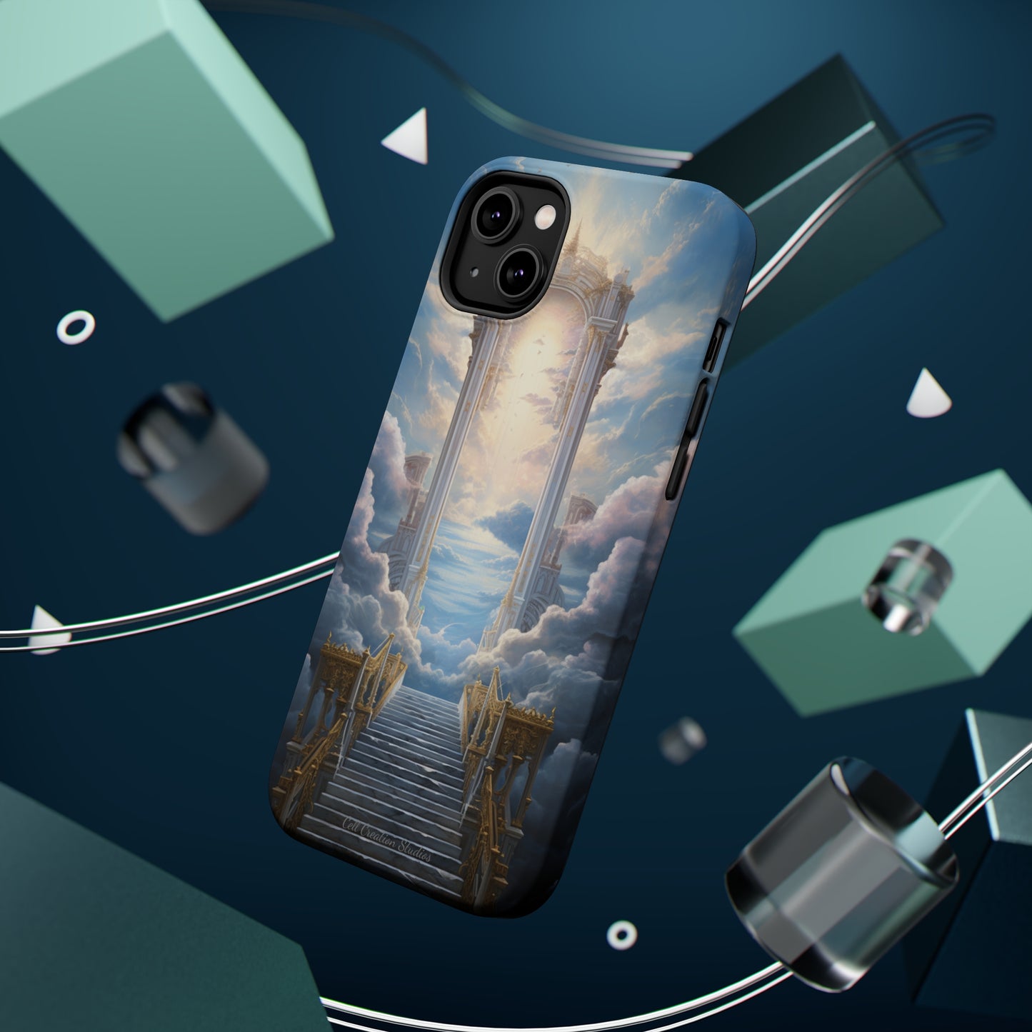 Introducing the "Celestial Gateway" Cell Phone Case – Elevate Your Device with Heavenly Splendor -MagSafe Tough Cases