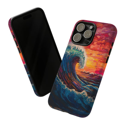 "Colorful Ocean Wave" Cell Phone Case -Tough Cases