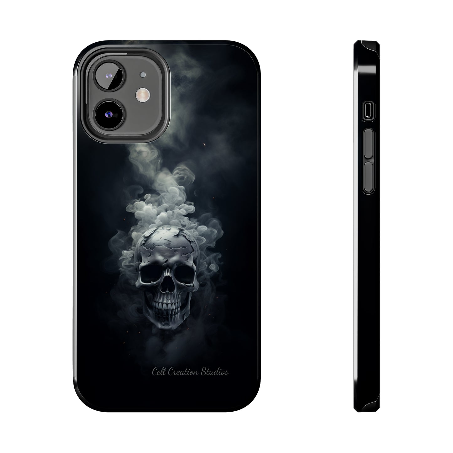 "Ethereal Skull Noir" -Tough iPhone Cases