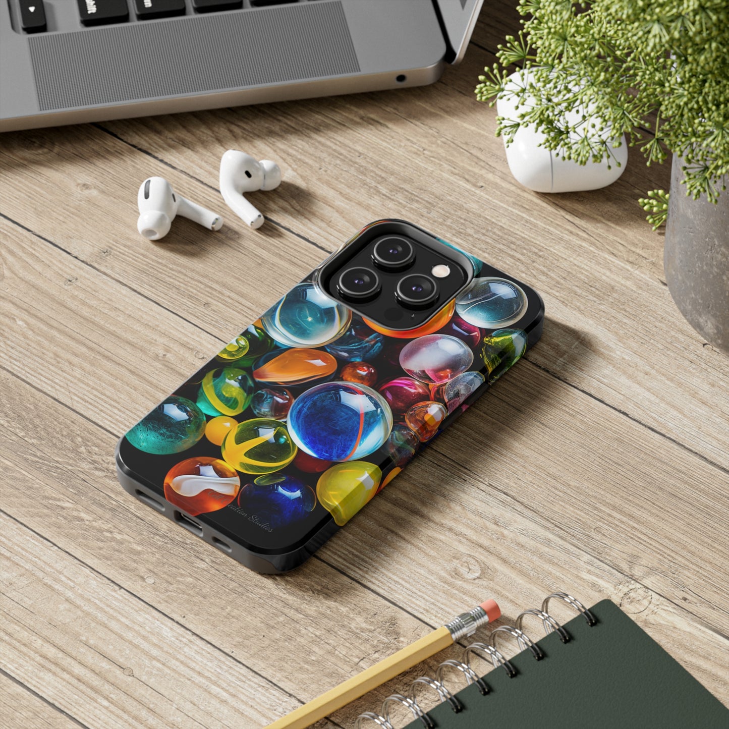 Introducing the "Vibrant Marbles Mosaic" Cell Phone Case – Carry a Kaleidoscope of Colors! -Tough Phone Cases