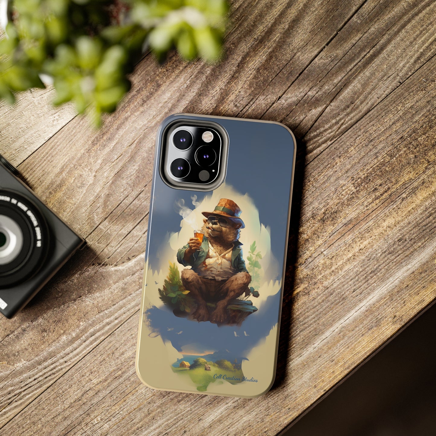 Introducing the "Bear's Homeward Bound" Cell Phone Case – Where Dreams of Home Come Alive -Tough Phone Cases