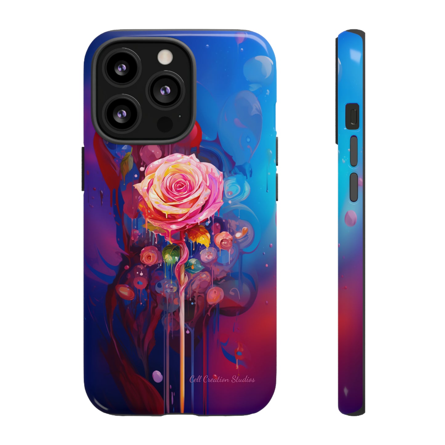 "Dreamy Rose Bloom Fantasy" -Tough iPhone Cases