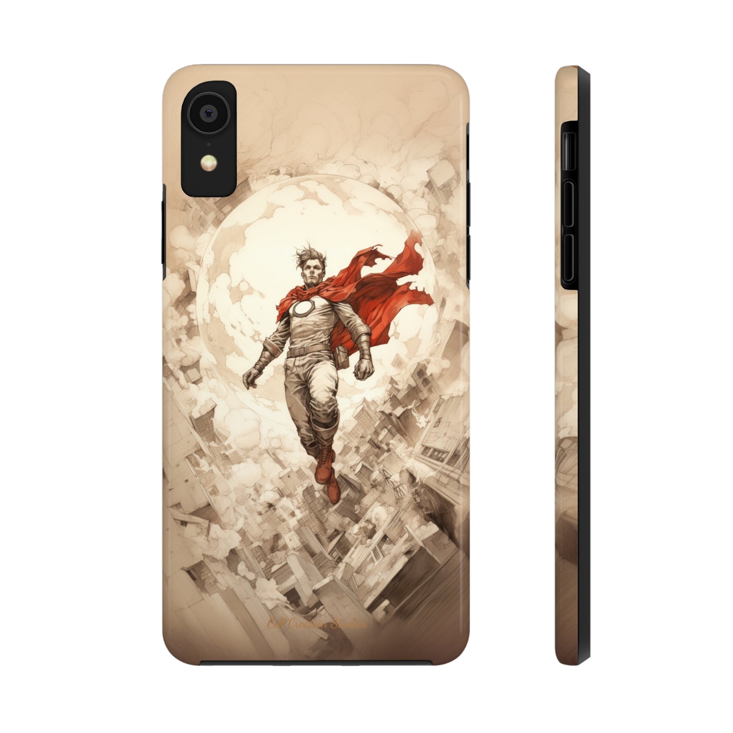 Introducing the "Heroic Guardian" Cell Phone Case – Unleash Your Inner Superhero with Captivating Design -Tough Phone Cases