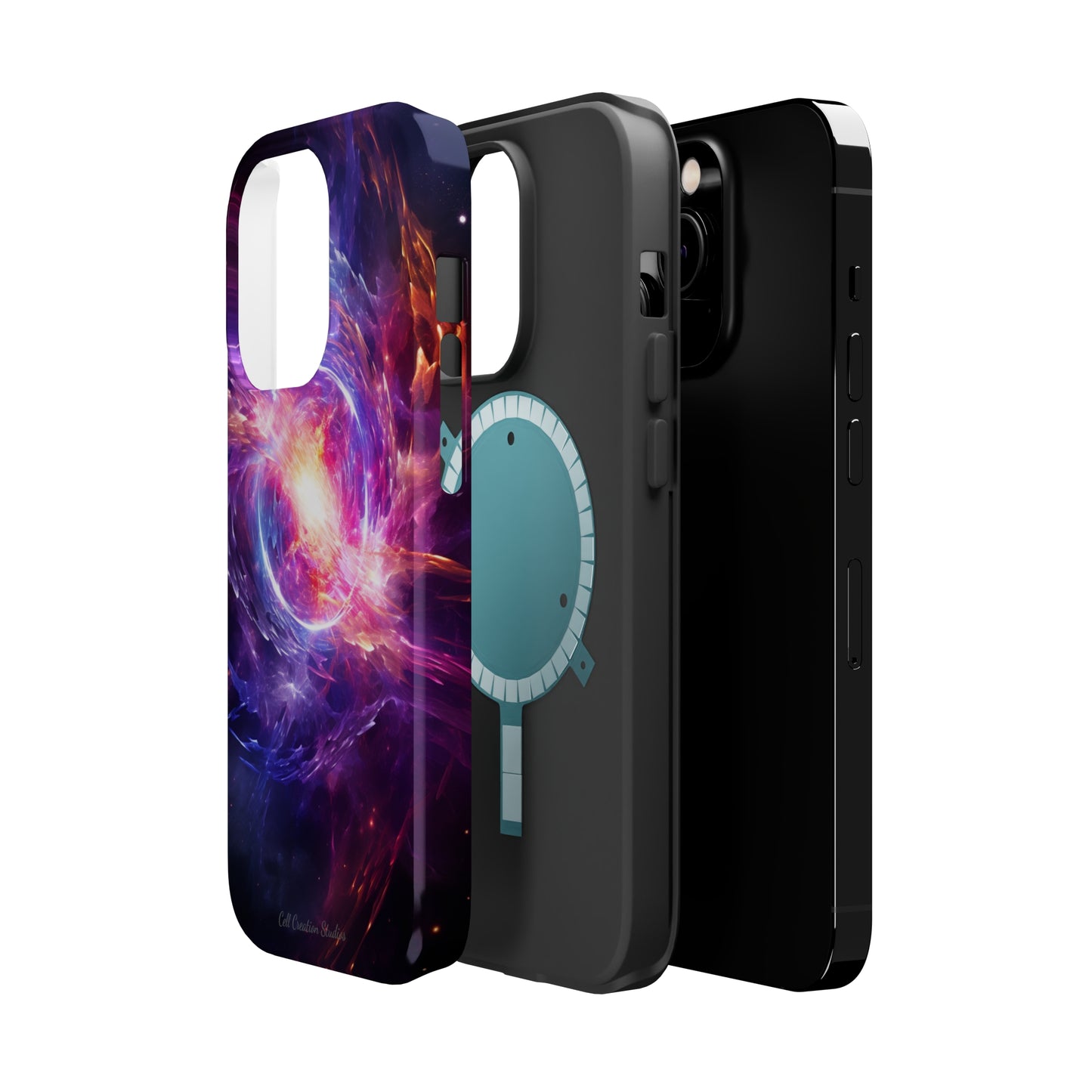 Introducing the "Celestial Explosion" Cell Phone Case – Witness the Drama of a Neutron Star Explosion! -MagSafe Tough Cases