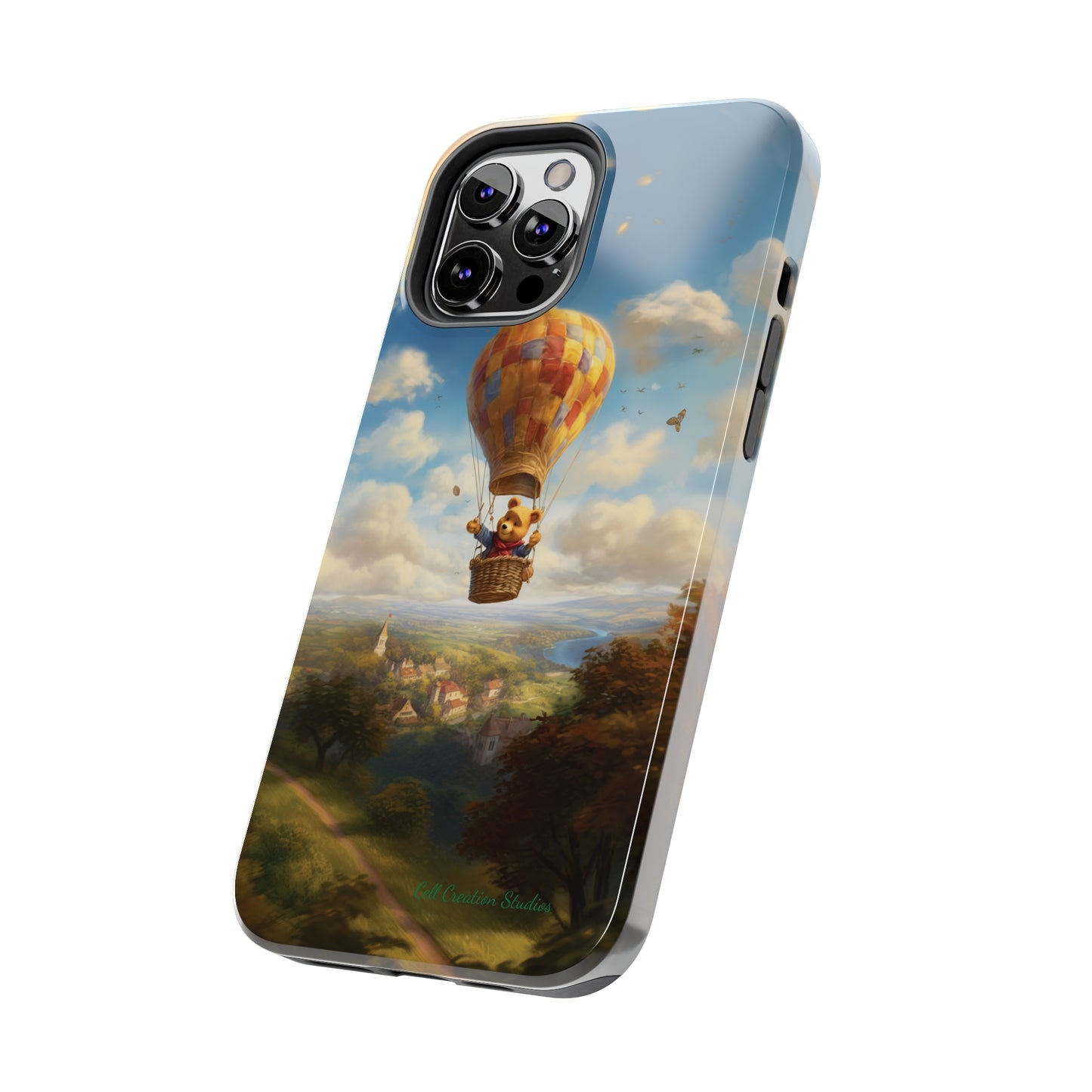 Introducing the "Winnie-The-Pooh's Balloon Adventure" Cell Phone Case – Soar to New Heights in Style -Tough Phone Cases