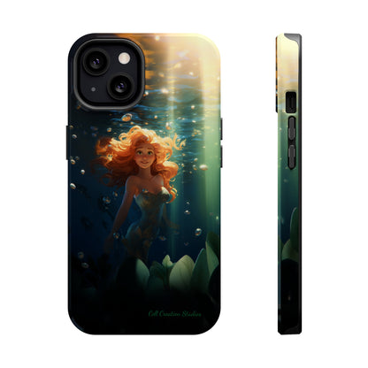 Dive into Enchantment with Our "Ariel Little Mermaid" Phone Case -MagSafe Tough Cases