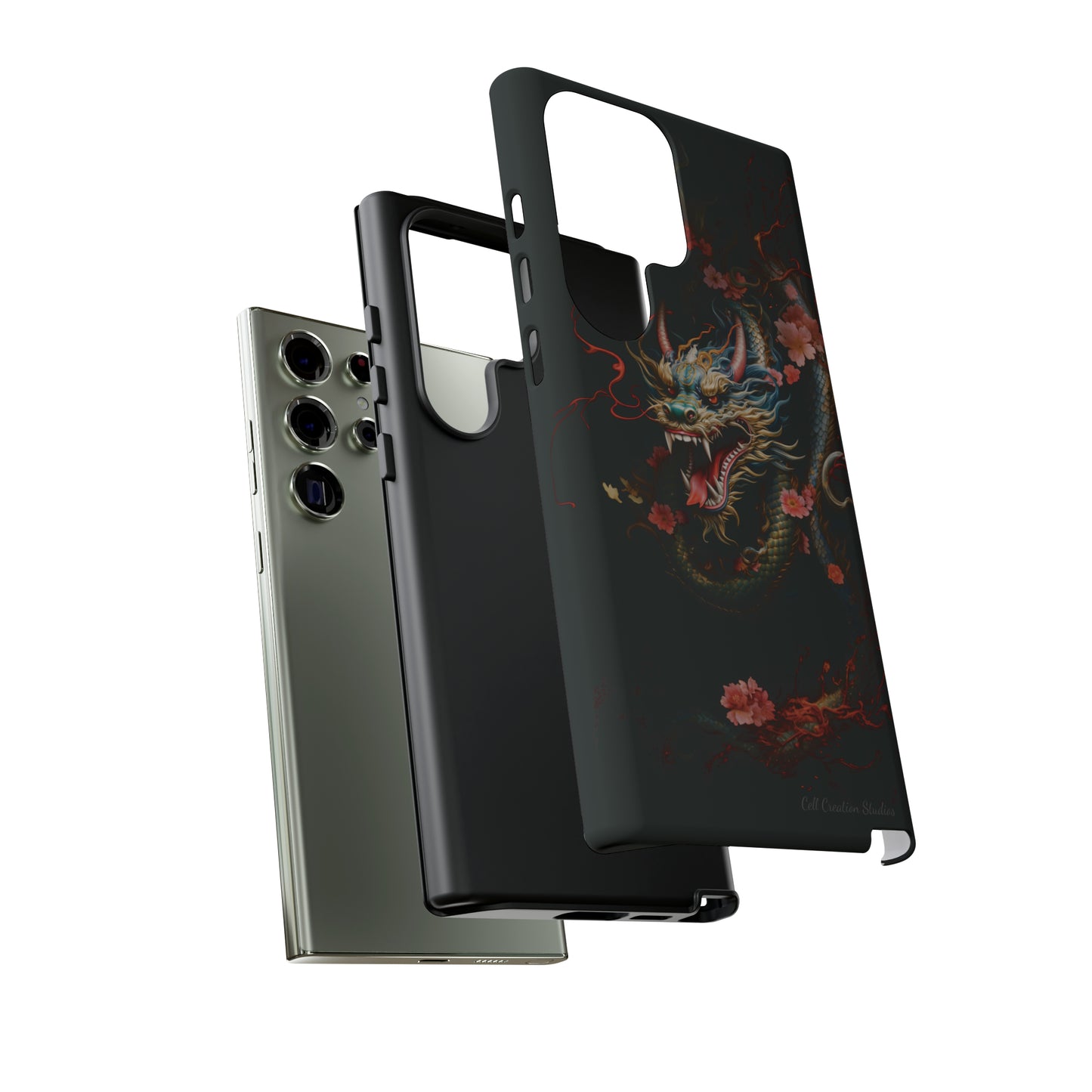 Introducing the "Mystical Japanese Dragon" Cell Phone Case – Unleash the Dragon's Power -Tough Cases