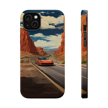 "Desert Racer Ferrari Edition" -MagSafe Tough iPhone Cases