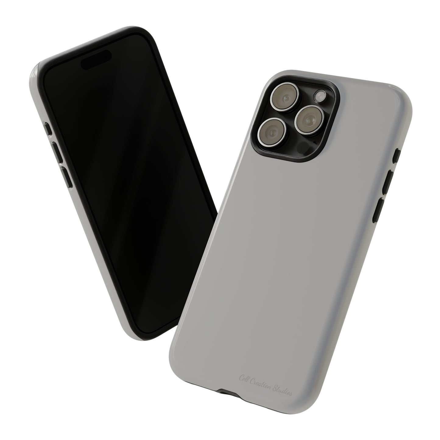 "Sleek Silver Essence" -Tough iPhone Cases