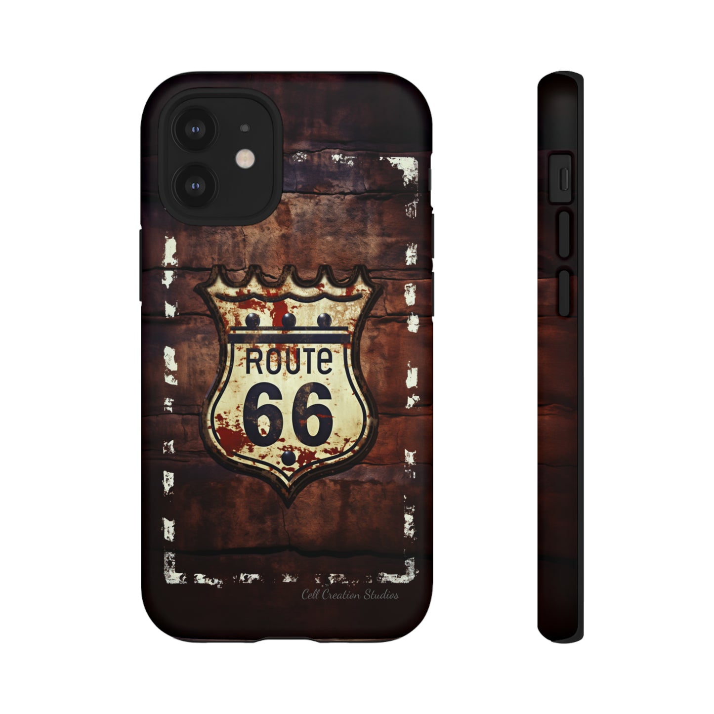 "Retro Route 66" Phone Case -Tough Cases