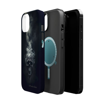 "Ethereal Skull Noir" -MagSafe Tough iPhone Cases