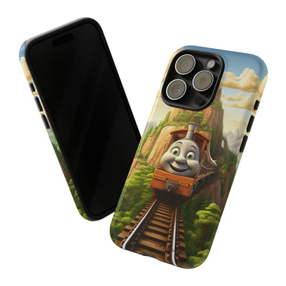 The "Mountain Journey Train" Character Phone Case-Tough Cases