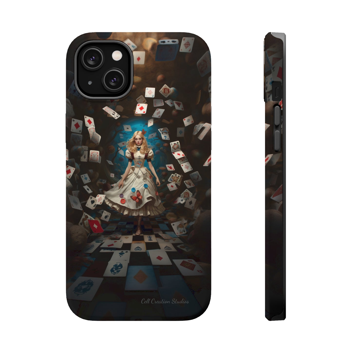 Introducing the "Alice in Wonderland" Cell Phone Case – A Journey Through Imagination -MagSafe Tough Cases