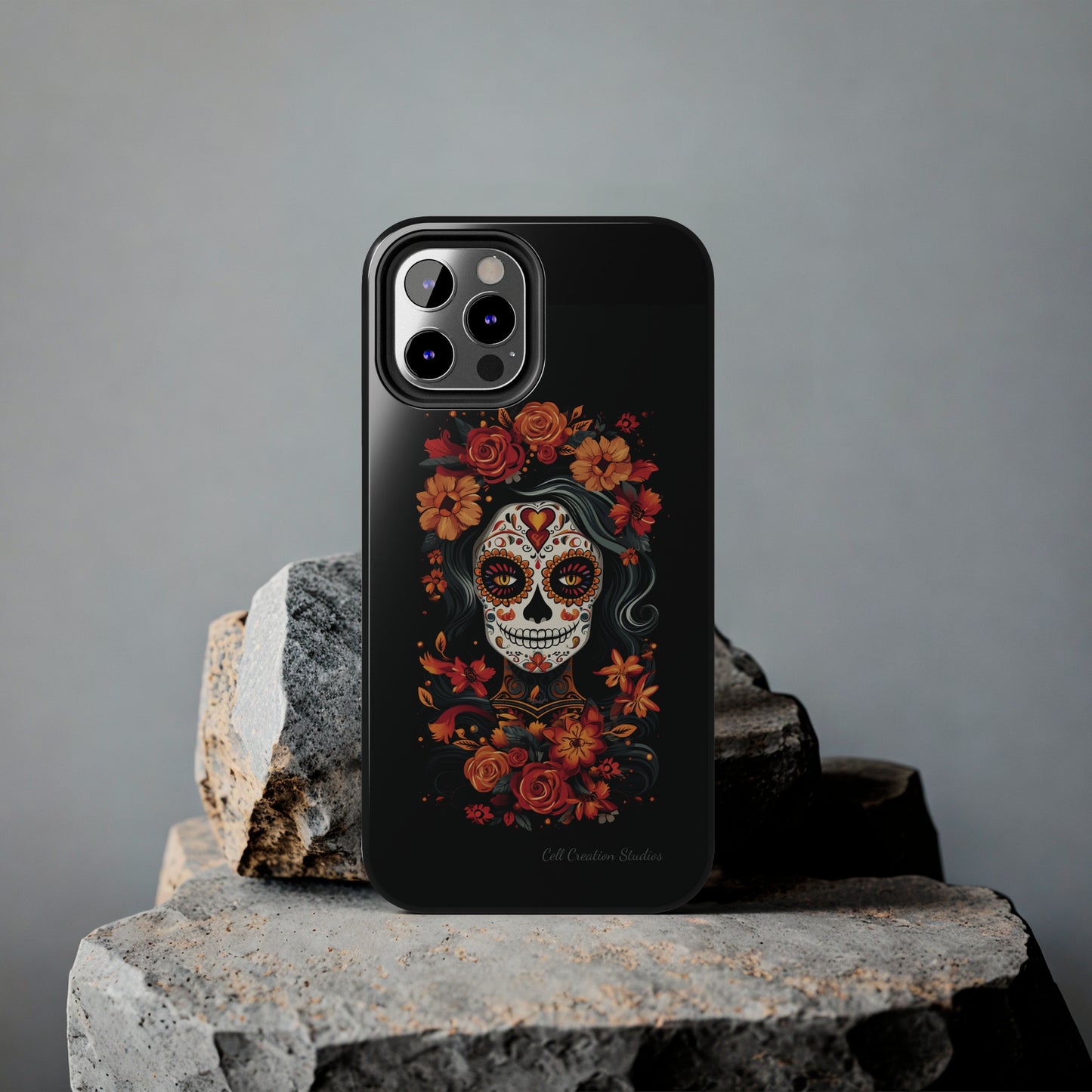 Introducing the "Day of the Dead Fiesta" Cell Phone Case – Celebrate Life in Style -Tough Phone Cases