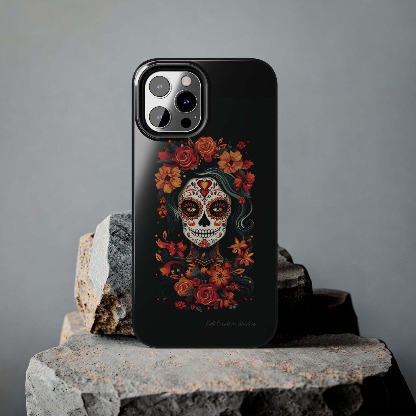 Introducing the "Day of the Dead Fiesta" Cell Phone Case – Celebrate Life in Style -Tough Phone Cases