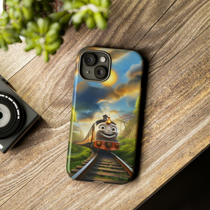 The "Smiling Express Train" Phone Case -Tough Cases