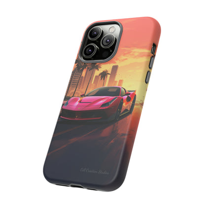 "Sunset Boulevard Ferrari Edition" -Tough iPhone Cases