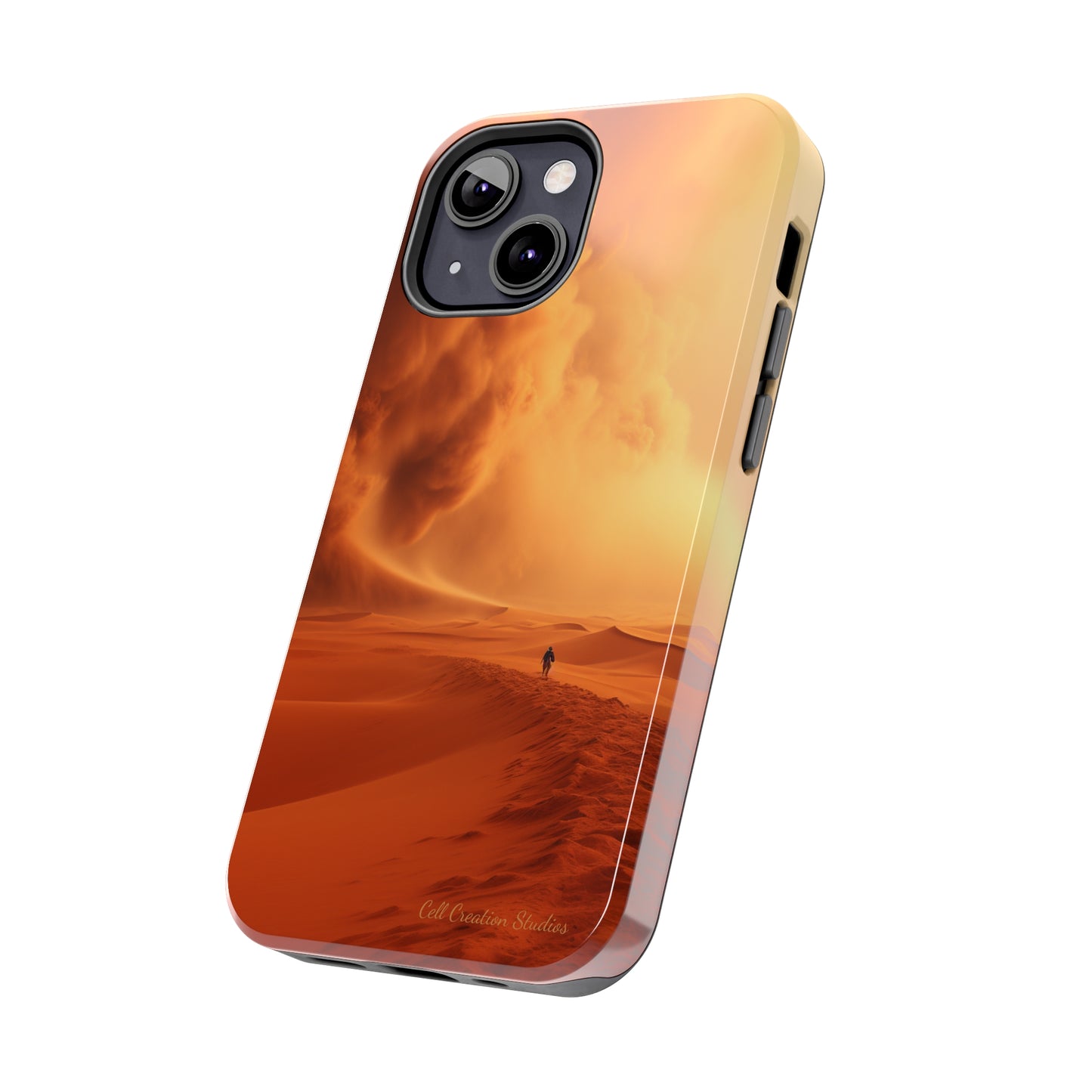 Introducing the "Desert Wanderer" Cell Phone Case – Embark on a Journey through Sand and Storm -Tough Phone Cases