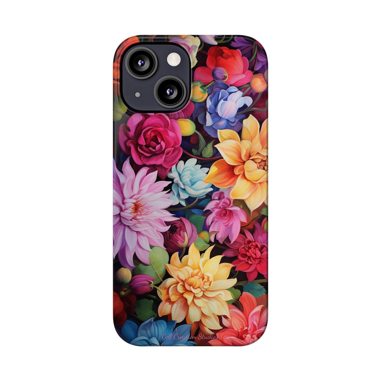 Introducing the "Blossom Beauty" Cell Phone Case – Elevate Your Style with Floral Charm -Slim Phone Cases