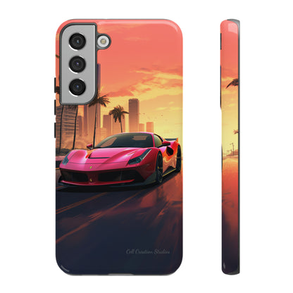 "Sunset Boulevard Ferrari Edition" -Tough Samsung Phone Cases