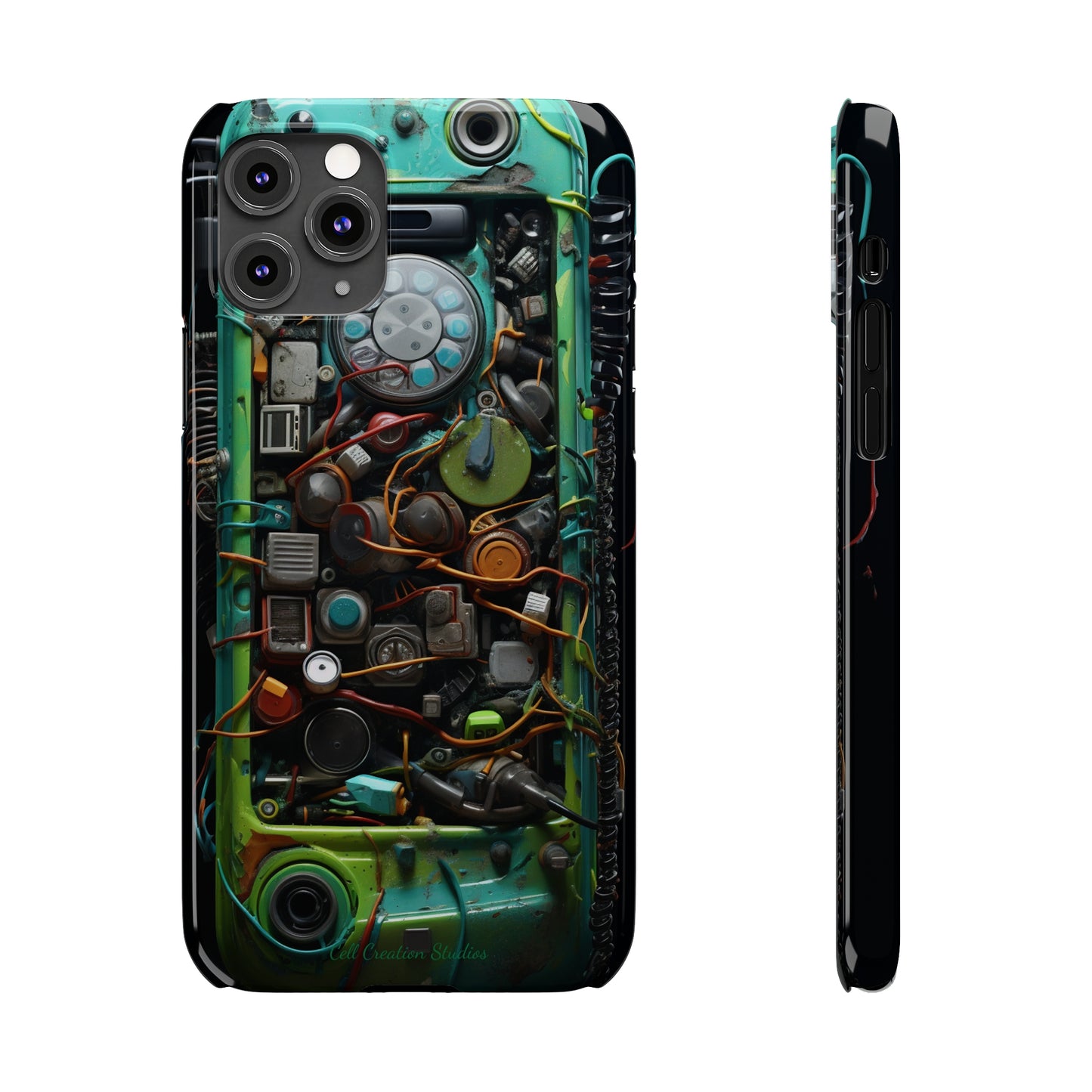 Introducing the "Mechanical Wonders" Cell Phone Case – Peek Inside with Intricate Cell Phone Inner Workings -Slim Phone Cases