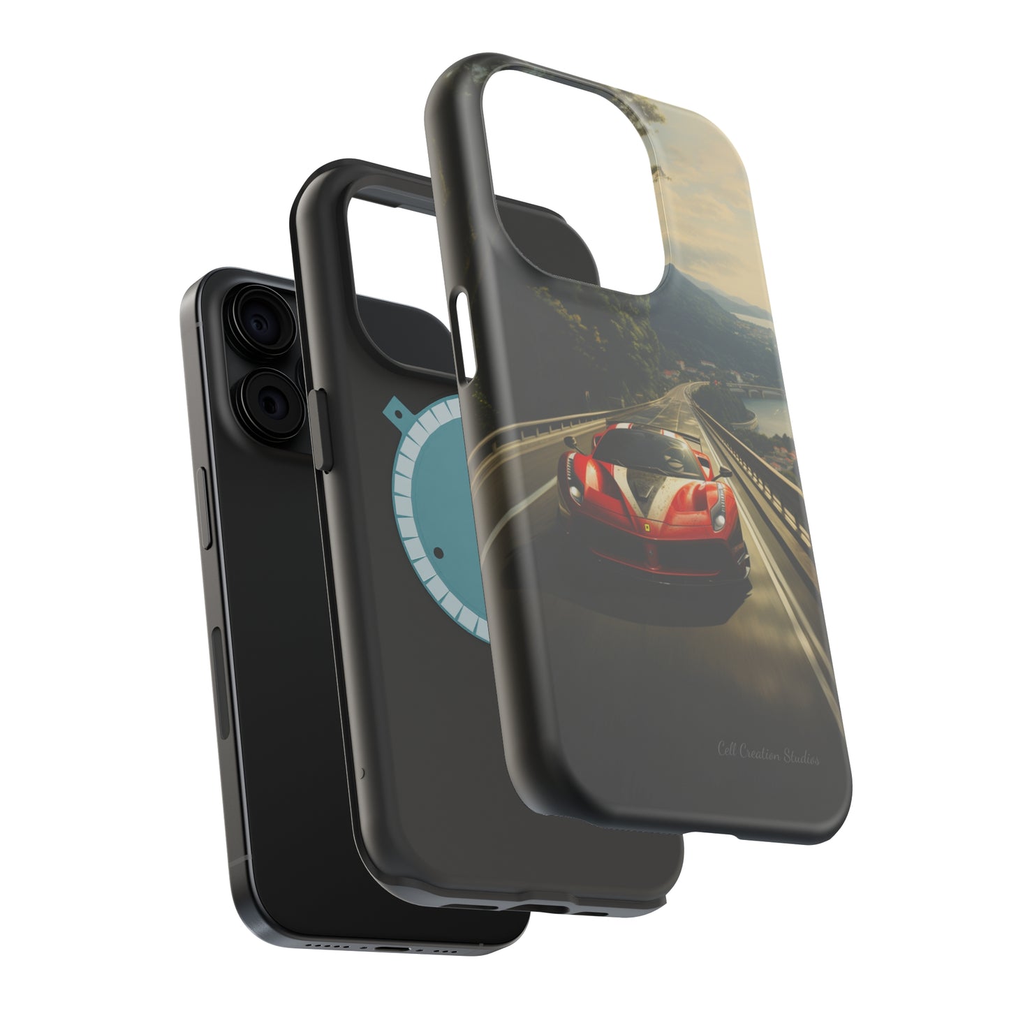 "Tropical Thrill Ferrari Edition" -MagSafe Tough iPhone Cases