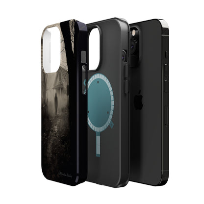 Introducing the "Ethereal Encounter" Cell Phone Case – Unveil the Mystery of the Ghostly Presence -MagSafe Tough Cases