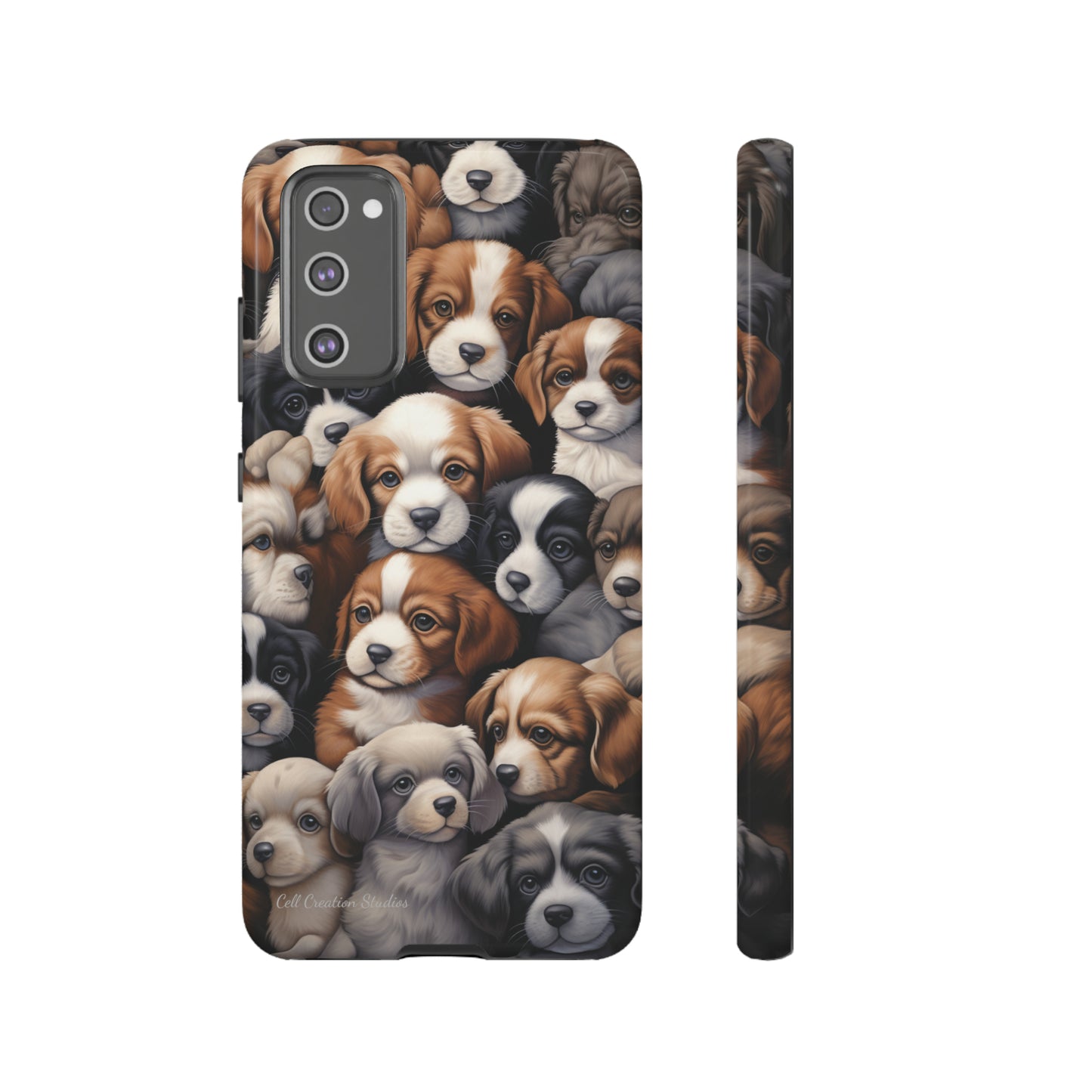 "Puppy Pile" Cuddles Phone Case -Tough Cases