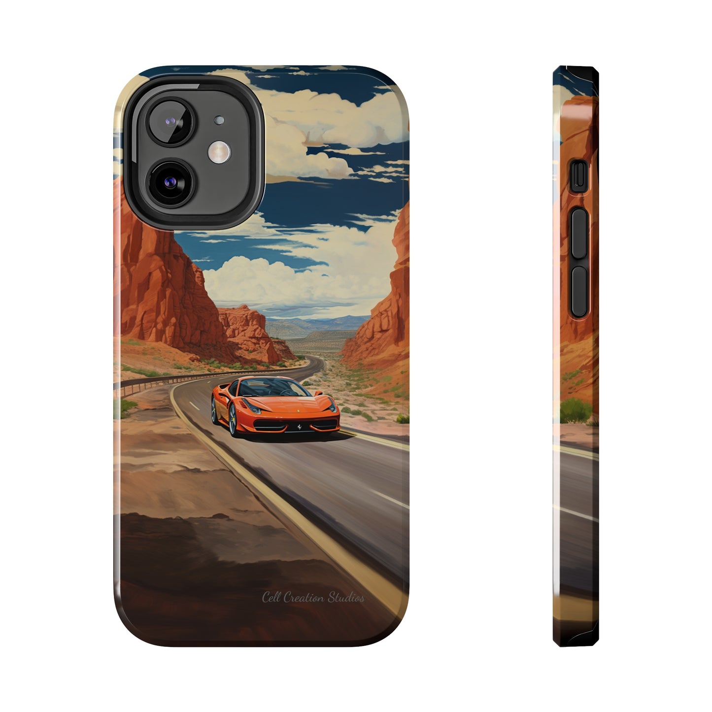 "Desert Racer Ferrari Edition" -Tough iPhone Cases