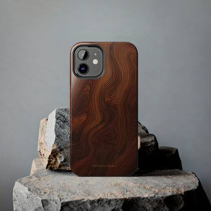 Introducing the "Natural Woodgrain" Cell Phone Case – Embrace Organic Beauty with Wood Pattern Design -Tough Phone Cases